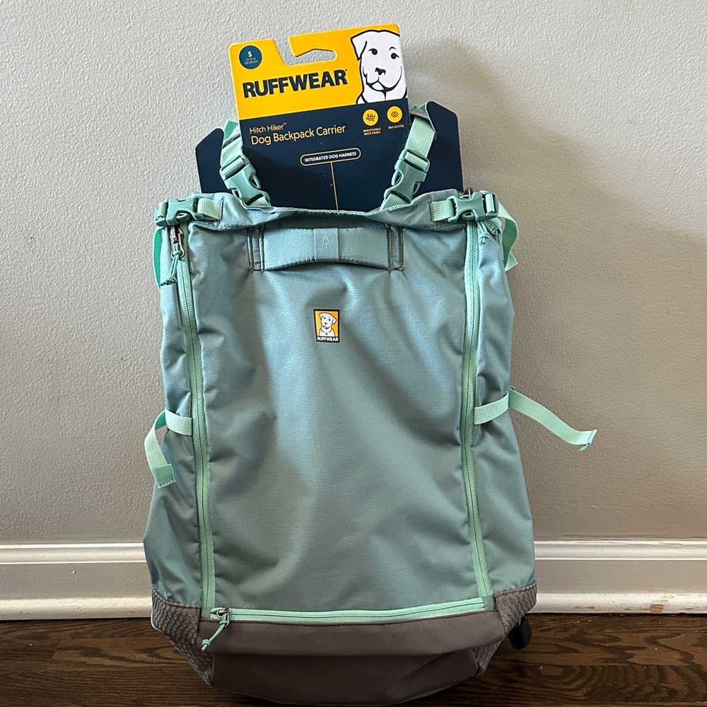 RuffWear Light Green Dog Backpack